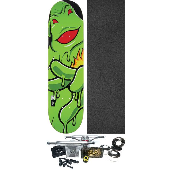 Birdhouse Skateboards Tom Schaar Goop Guy XL Skateboard Deck - 8.38" x 32" - Complete Skateboard Bundle